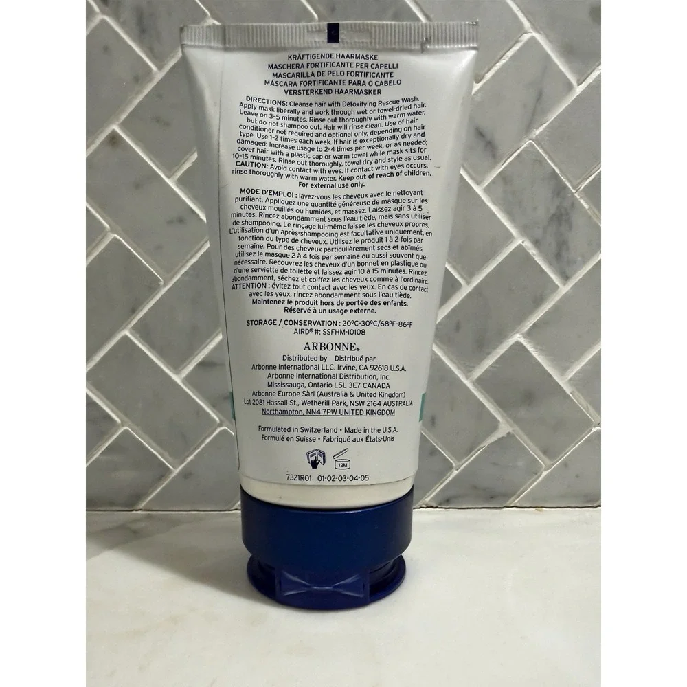Arbonne Seasource Detox Spa Fortifying Hair Mask 4.7 oz New Sealed!